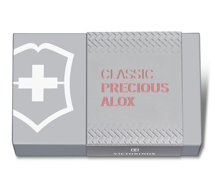 Швейцарський ніж Victorinox Classic SD Precious Alox Gentle Rose 0.6221.405G 4008490 фото