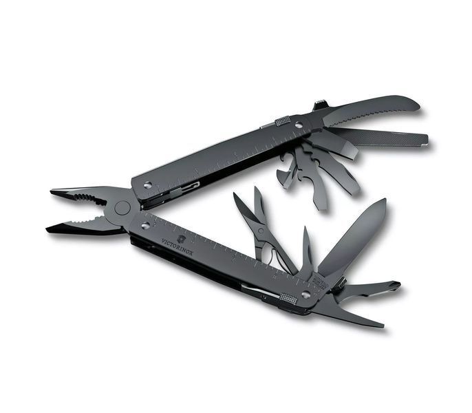 Мультитул Victorinox SwissTool MXBS 3.0326.M3N розкриття леза однією рукою, 26 функцій + нейлоновий чохол, Чорний V77554238 фото
