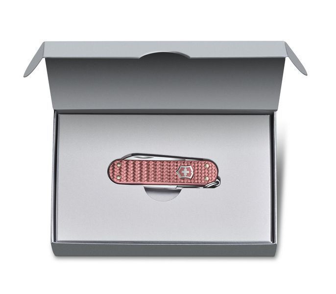 Швейцарський ніж Victorinox Classic SD Precious Alox Gentle Rose 0.6221.405G 4008490 фото