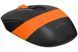 Мышь беспроводная A4Tech Fstyler FG10 (Orange), USB, цвет черный+оранжевый FG10 (Orange) 1604046 фото 5