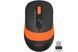 Мышь беспроводная A4Tech Fstyler FG10 (Orange), USB, цвет черный+оранжевый FG10 (Orange) 1604046 фото 1