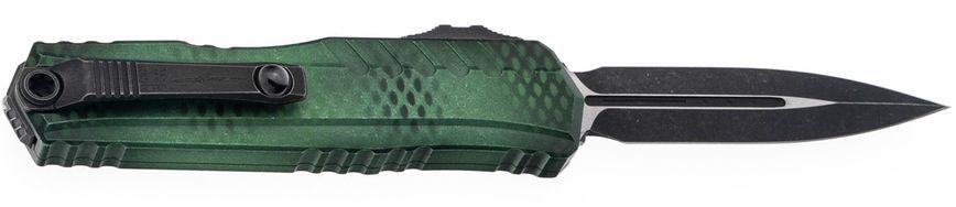 Нож Microtech Cypher II D/E Black Blade X-51 Handle Green 1242-1GRX51S 14090744 фото