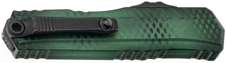 Нож Microtech Cypher II D/E Black Blade X-51 Handle Green 1242-1GRX51S 14090744 фото