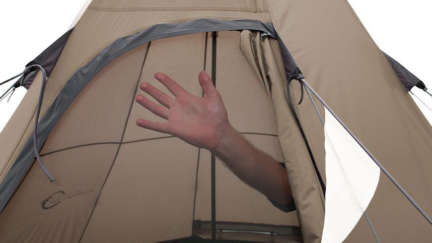 Палатка восьмиместная Easy Camp Moonlight Tipi Grey (120381) 929575 фото