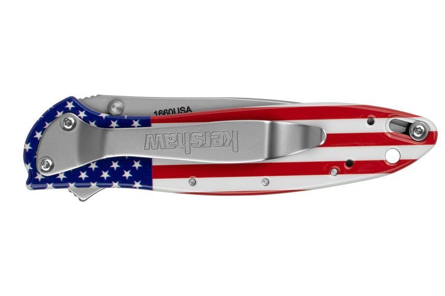 Нож Kershaw Leek USA Flag 1660USA 17400696 фото