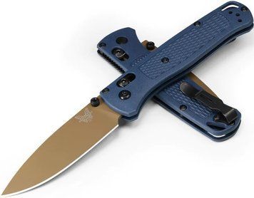 Ніж Benchmade Bugout Crater Blue Grivory Синій 535FE-05 4008899 фото