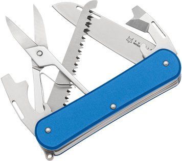Ніж багатофункціональний Fox Vulpis Aluminium Blue 5 інструментів FX-VP130-SF5 SB 17530691 фото