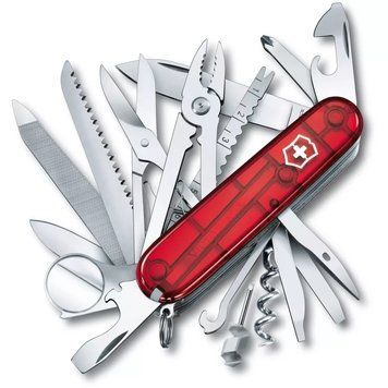 Швейцарський ніж Victorinox SwissChamp Червоний напівпрозорий 1.6795.T V77554206 фото