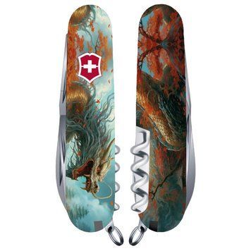 Швейцарський ніж Victorinox Swiss Army Huntsman Zodiac Бойовий дракон 1.3713.7_Z3230p 4008910 фото