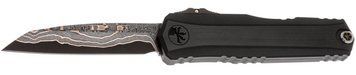 Ніж Microtech Cypher II Coppermai Damascus Hefted Alloy Hard Cut Bronzed w/ DLC Accents and Tritium Button Insert 1241-16MS2 14090713 фото