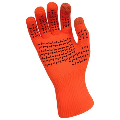 Перчатки водонепроницаемые Dexshell ThermFit Gloves, pp L, оранжевые 66766 фото