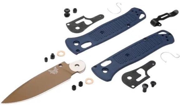 Ніж Benchmade Bugout Crater Blue Grivory Синій 535FE-05 4008899 фото
