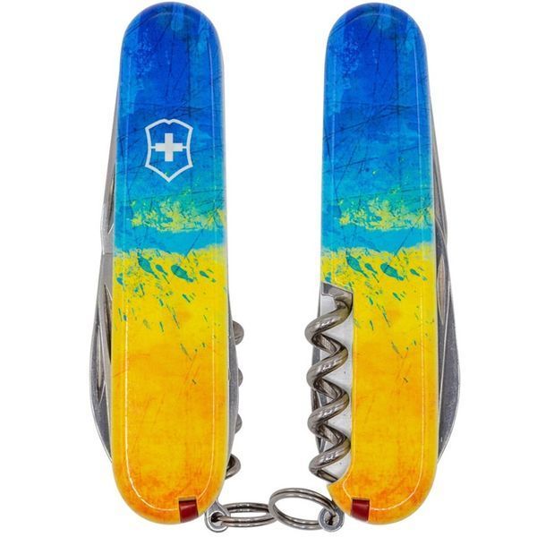 Швейцарський ніж Victorinox Swiss Army Spartan желто-синий рисунок 1.3603.7_T3100p 4008869 фото