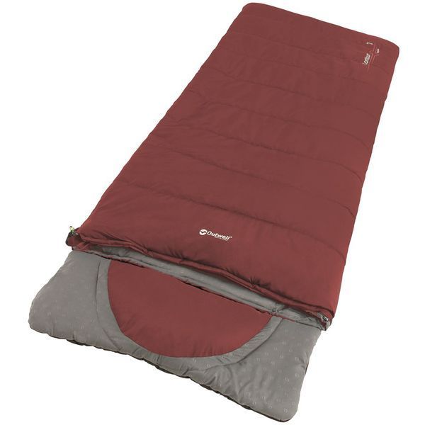 Спальный мешок Outwell Contour Lux Reversible/-3&deg;C Red Left (230367) 928750 фото