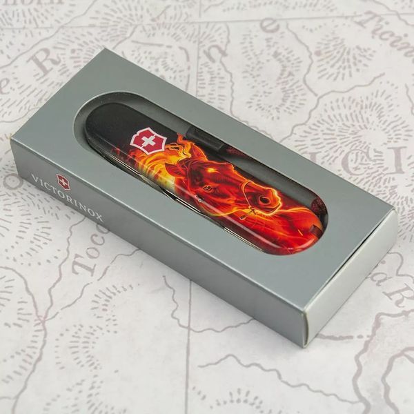 Швейцарський ніж Victorinox Spartan Zodiac Червоний вогняний кіньшари Червоний глянцевий 1.3603_Z5200pk V77554169 фото