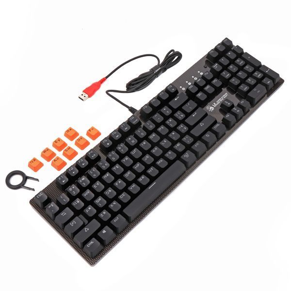 Механічна клавіатура A4Tech Bloody B800 NetBee , чорна з малюнком, USB B800 Bloody (NetBee) 1604747 фото