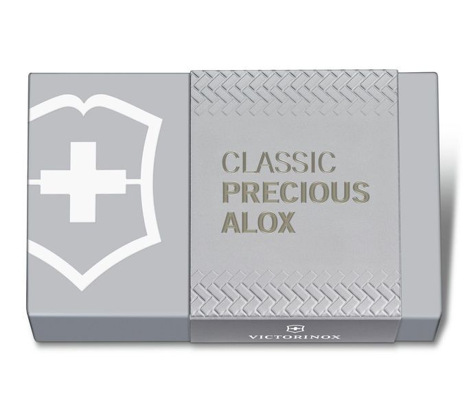 Швейцарский нож Victorinox Classic SD Precious Alox Infinite Grey 0.6221.4031G 4008491 фото