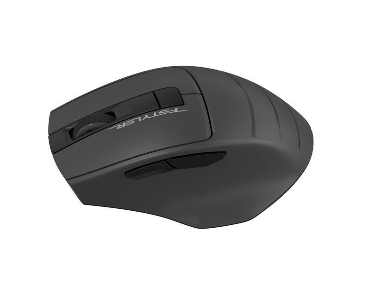 Миша бездротова A4Tech Fstyler FG30S (Grey), безшумна, USB, колір чорний+сірий FG30S (Grey) 1604572 фото