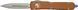 Ніж Microtech Ultratech Double Edge Serrated Stonewash Aluminum Tan 122-12TA 14090618 фото 1