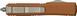 Ніж Microtech Ultratech Double Edge Serrated Stonewash Aluminum Tan 122-12TA 14090618 фото 3