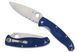Нож Spyderco Resilience Blue FRN CPM-S35VN Полусеррейтор C142PSBL 871525 фото 2
