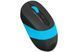 Мышь беспроводная A4Tech Fstyler FG10 (Blue), USB, цвет черный+голубой FG10 (Blue) 1604047 фото 3