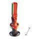 Бонг акриловый водяной 32 см Champ Twist Rasta Waterpipe Зелено-красный (40590252) V77550083 фото 2