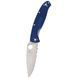 Нож Spyderco Resilience Blue FRN CPM-S35VN Полусеррейтор C142PSBL 871525 фото 4