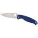 Нож Spyderco Resilience Blue FRN CPM-S35VN Полусеррейтор C142PSBL 871525 фото 1