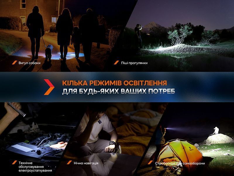 Фонарь ручной Fenix ​​E-CP Голубой 89096 фото