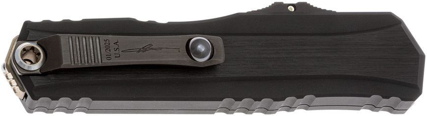 Ніж Microtech Cypher II Coppermai Damascus Hefted Alloy Hard Cut Bronzed w/ DLC Accents and Tritium Button Insert 1241-16MS2 14090713 фото