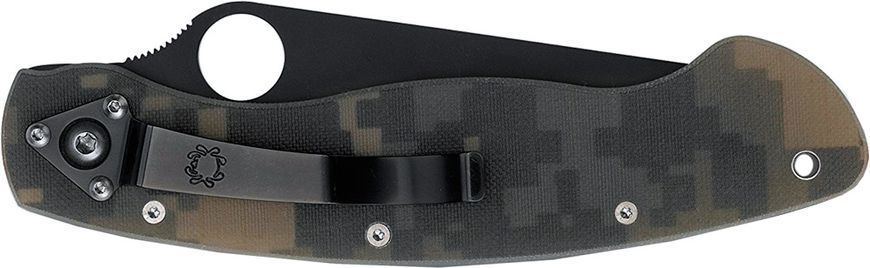 Ніж Spyderco Military Black Blade Camo G-10 C36GPCMOBK 871309 фото