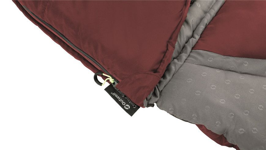 Спальный мешок Outwell Contour Lux Reversible/-3&deg;C Red Left (230367) 928750 фото