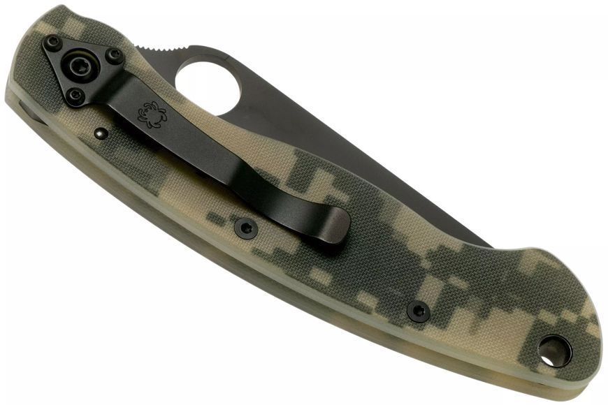 Ніж Spyderco Military Black Blade Camo G-10 C36GPCMOBK 871309 фото