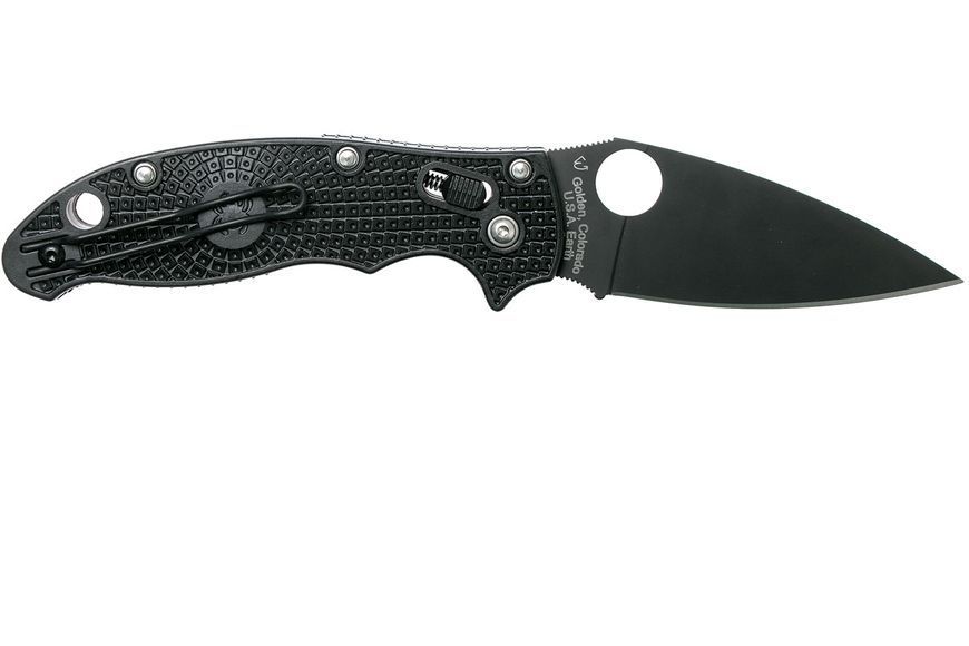 Нож Spyderco Manix 2 Black Blade FRN CTS-BD1 C101PBBK2 871324 фото