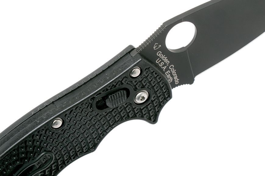 Нож Spyderco Manix 2 Black Blade FRN CTS-BD1 C101PBBK2 871324 фото