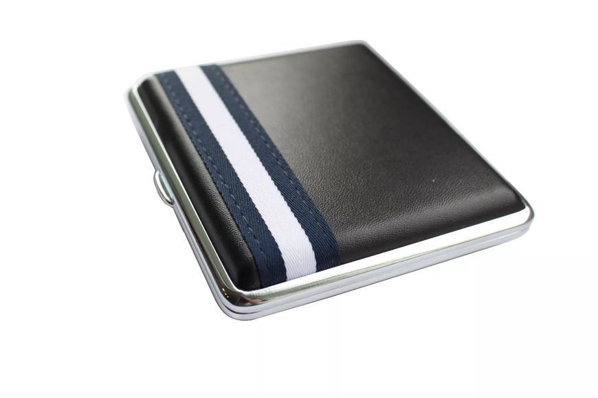 Портсигар Silver Match CH black/stripes 20 (40590540) V77552499 фото