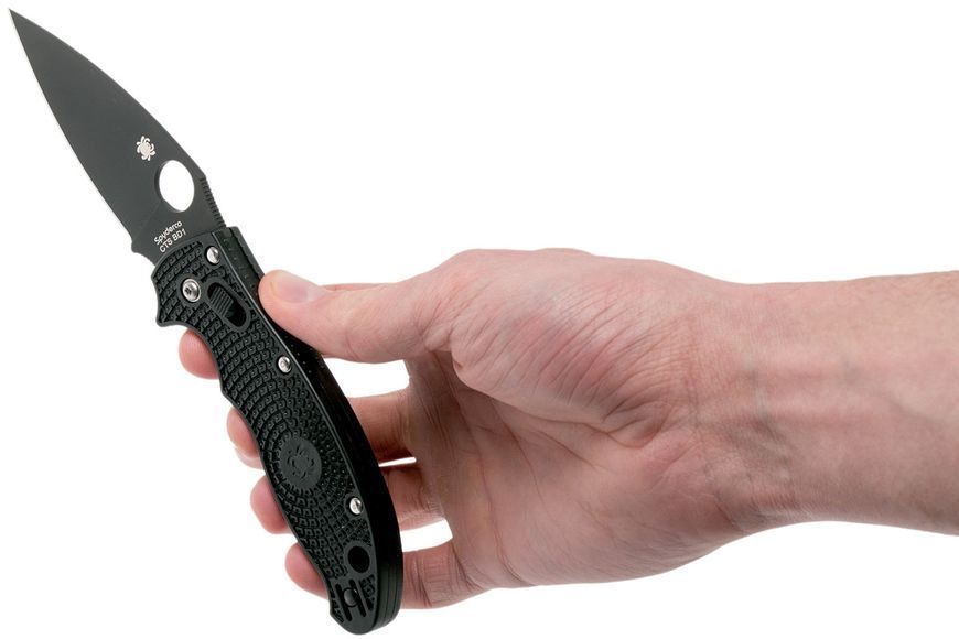 Нож Spyderco Manix 2 Black Blade FRN CTS-BD1 C101PBBK2 871324 фото