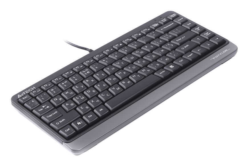 Клавіатура A4-Tech Fstyler FKS11, сірий колір, USB FKS11 USB (Grey) 1605122 фото