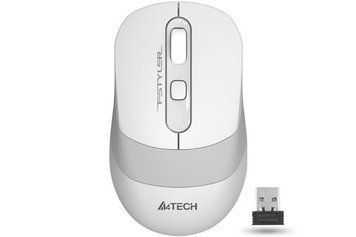 Миша бездротова A4Tech Fstyler FG10 (White), USB, колір білий FG10 (White) 1604048 фото