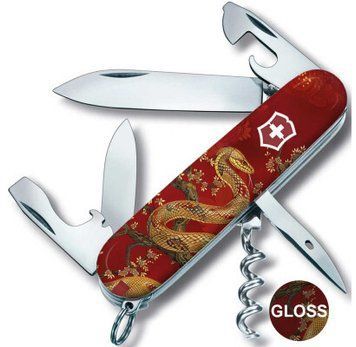 Швейцарський ніж Victorinox Swiss Army Spartan Zodiac Золота змія 1.3603_Z4200pk 4009106 фото