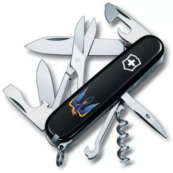 Швейцарський ніж Victorinox Climber Ukraine Тризуб-Ластівка (1.3703.3_T1230u) V77552934 фото