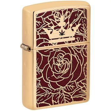 Запальничка Zippo Queen Of Bud Passionate Rose and Crown Design 47108 77890022 фото
