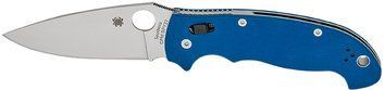 Ніж Spyderco Manix 2 XL G-10 CPM-SPY27 Cobalt Blue C95GPCBL2 871686 фото