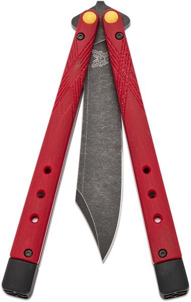 Ніж Benchmade Necron balisong ruby red G10 99BK-1 4009038 фото