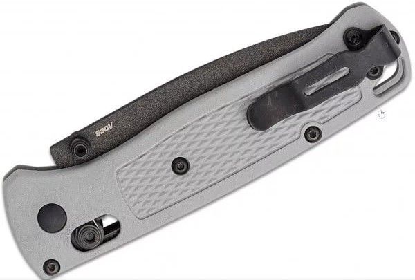 Нож Benchmade Bugout Black Blade Storm Grey Grivory Серый 535BK-08 4008900 фото