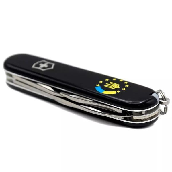 Швейцарський ніж Victorinox Spartan Ukraine 91 мм 12 функцій Україна ЄС (1.3603.3_T1130u) V77553025 фото