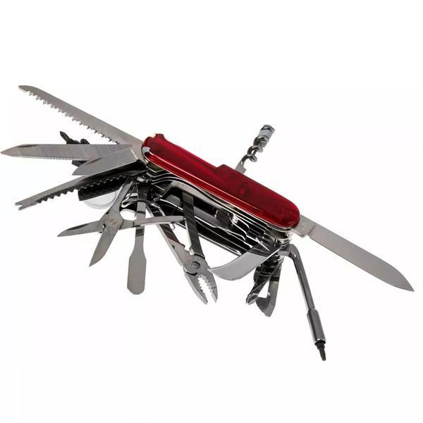 Швейцарский нож Victorinox SWISSCHAMP XLT 91 мм 49 функций Красный полупрозрачный (1.6795.XLT) V77553072 фото