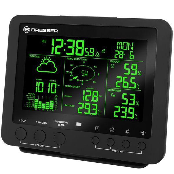 Метеостанція Bresser Weather Center 5-in-1 Professional 256 Colour Black 7002520CM3000 фото
