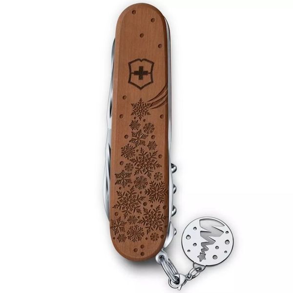 Коллекційний Швейцарський ніж Victorinox Climber WOOD Winter Magic LE 2025 грушеві накладки Limited Edition 10000 1.3701.63E1 V77554172 фото